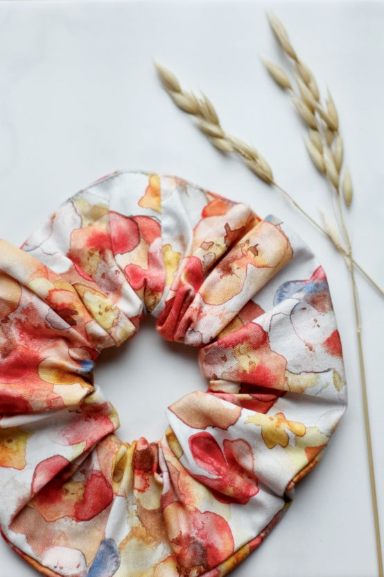 Murunen - scrunchie, Flowers in June