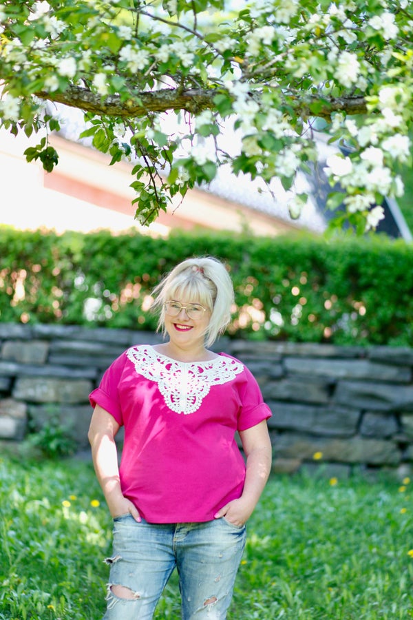 Ilona - paita, hot pink